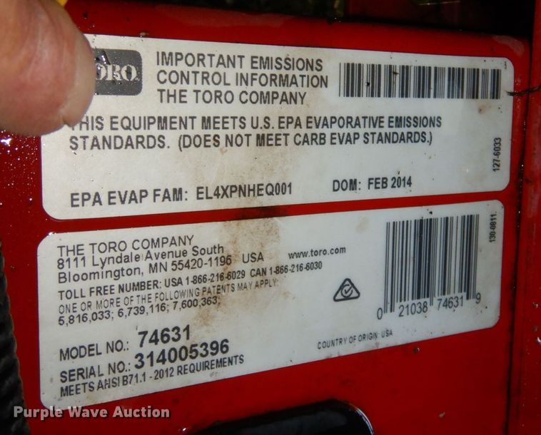 image for item KD9860 Toro Timecutter SS5000  ZTR lawn mower