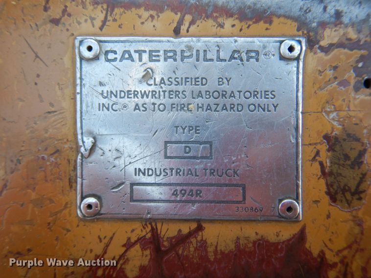 image for item KJ9837 Caterpillar V50DD  forklift