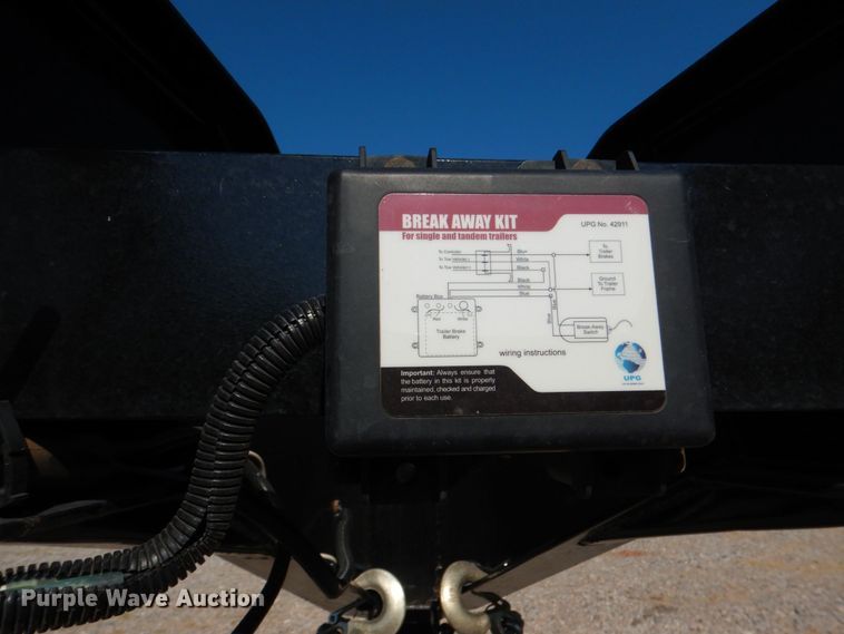 image for item KJ9858 2012 Big Tex 22GN-20BK+5  equipment trailer