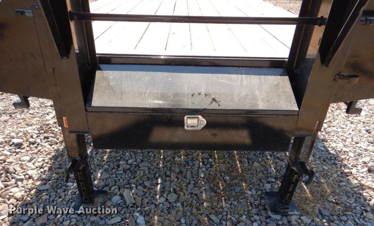 image for item KJ9858 2012 Big Tex 22GN-20BK+5  equipment trailer