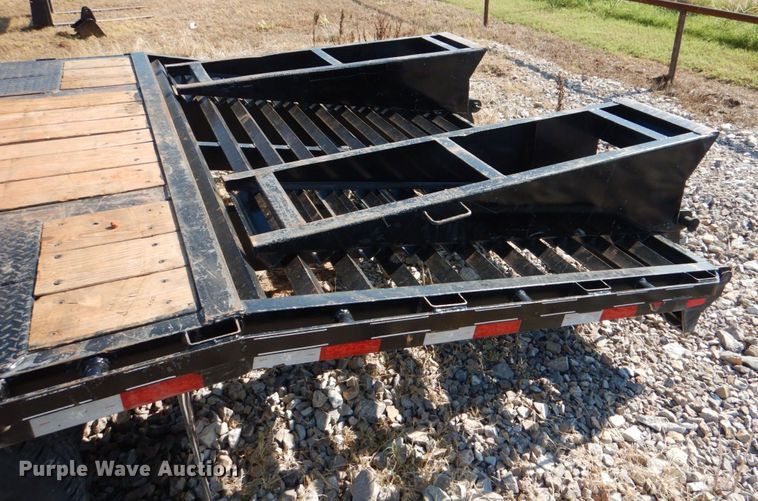 image for item KJ9858 2012 Big Tex 22GN-20BK+5  equipment trailer