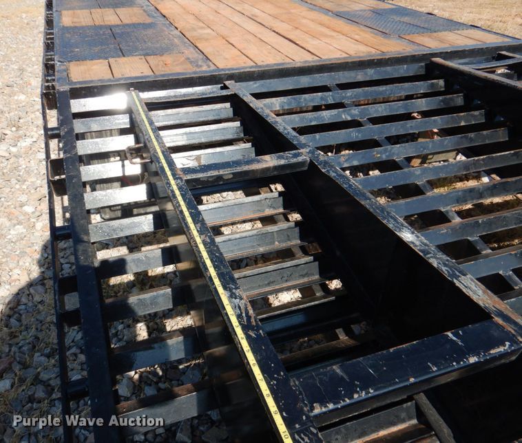 image for item KJ9858 2012 Big Tex 22GN-20BK+5  equipment trailer