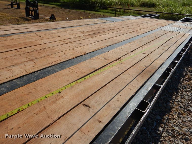 image for item KJ9858 2012 Big Tex 22GN-20BK+5  equipment trailer