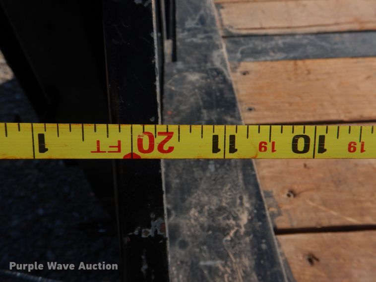 image for item KJ9858 2012 Big Tex 22GN-20BK+5  equipment trailer