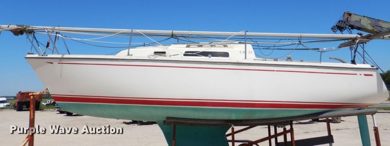 image for item KR9262 1984 CAL 24  sailboat