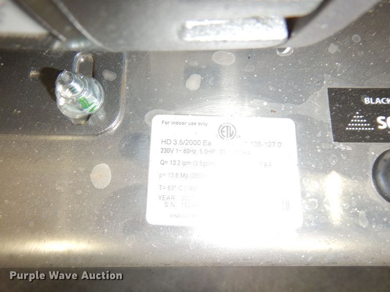 image for item LT9832 Hotsy LF3530F  pressure washer