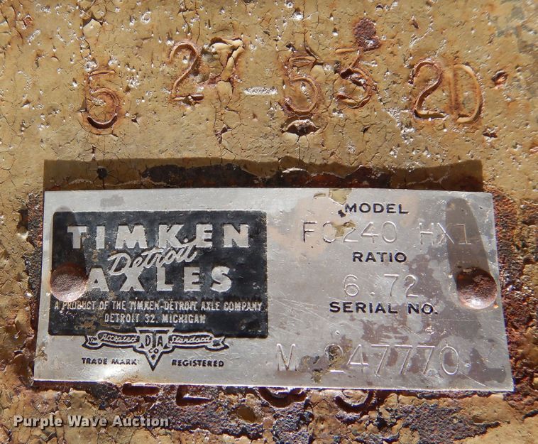 image for item LT9838 (3) Timken F0240 HX1 axles