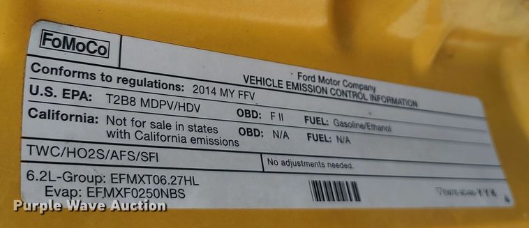 image for item LU9120 2014 Ford F350 Super Duty XL  utility bed pickup truck