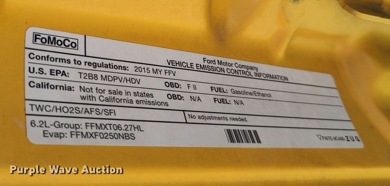 image for item LU9126 2015 Ford F350 Super Duty XL  utility bed pickup truck