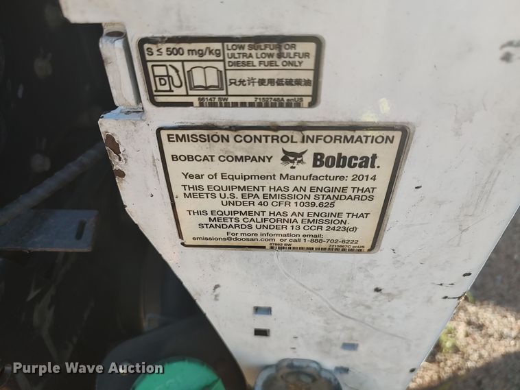 image for item LU9132 2014 Bobcat T630  tracked skid steer loader