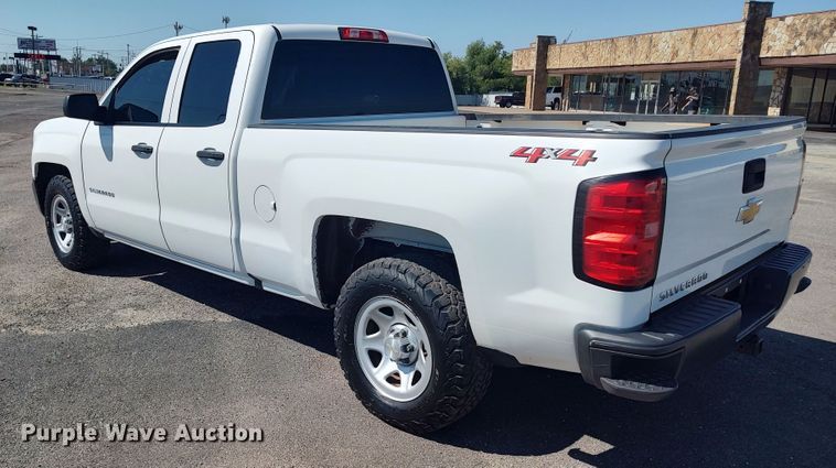 image for item LU9148 2018 Chevrolet Silverado 1500  Double Cab pickup truck