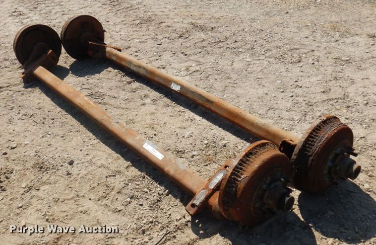 image for item MF9657 (2) trailer axles
