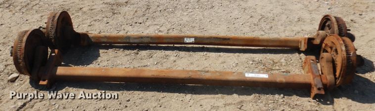 image for item MF9657 (2) trailer axles