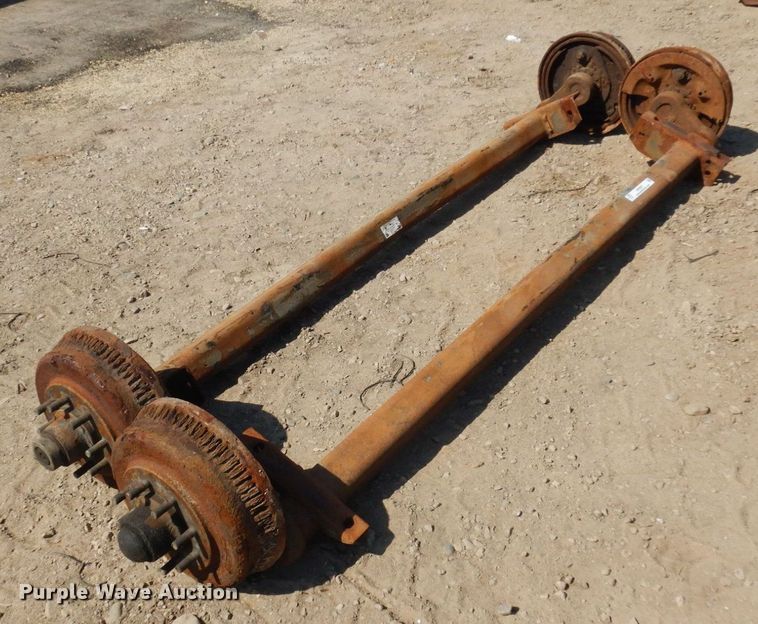 image for item MF9657 (2) trailer axles