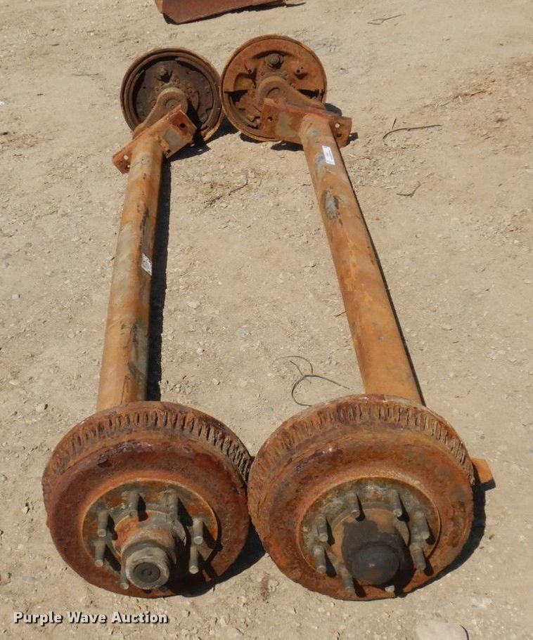 image for item MF9657 (2) trailer axles