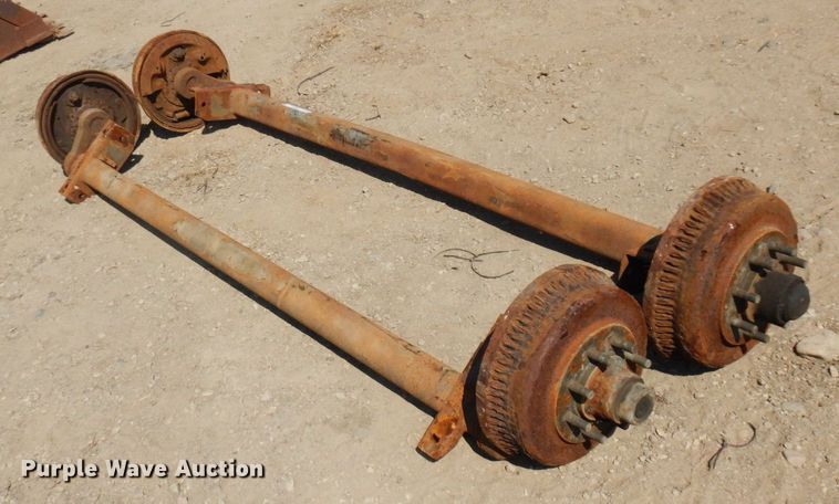 image for item MF9657 (2) trailer axles