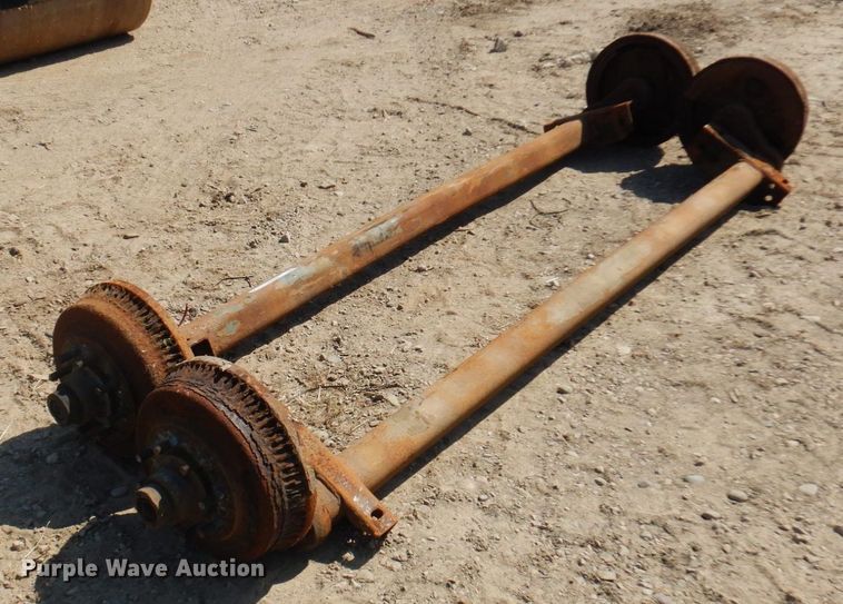image for item MF9657 (2) trailer axles