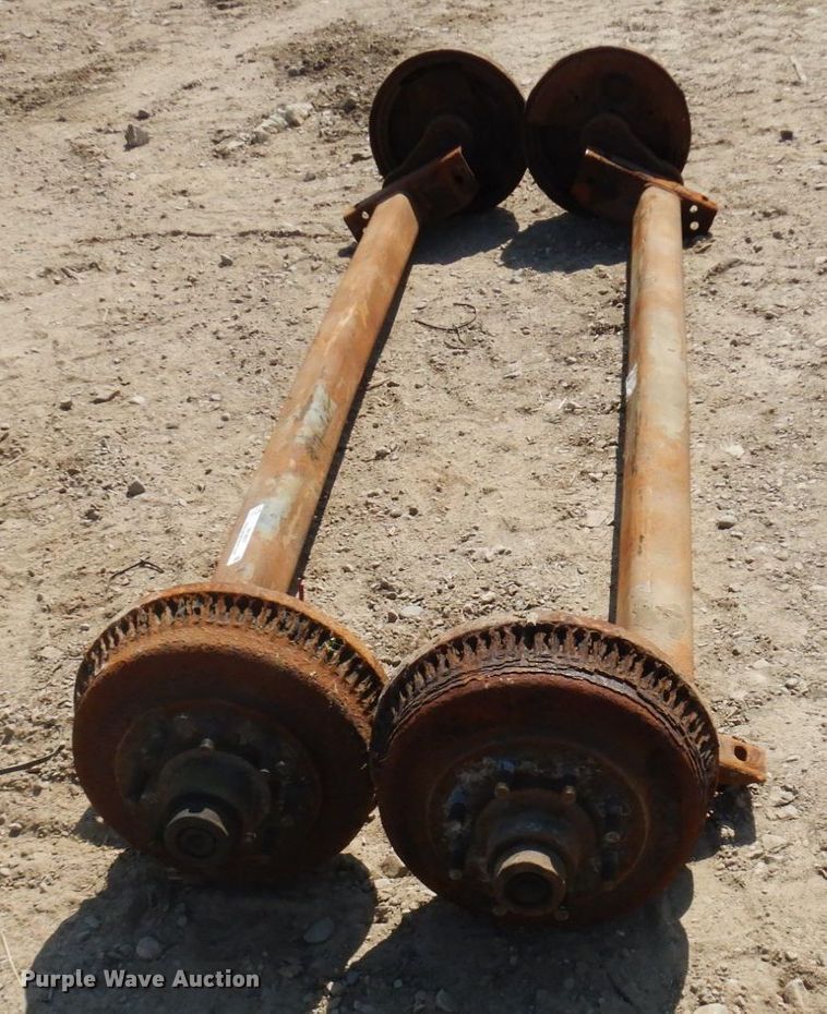 image for item MF9657 (2) trailer axles
