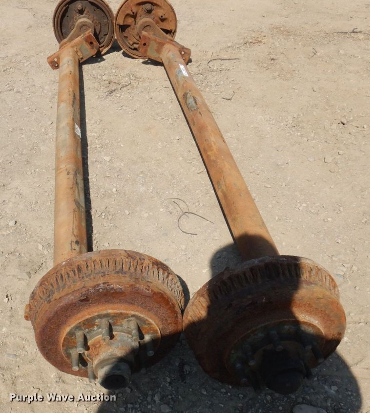 image for item MF9657 (2) trailer axles