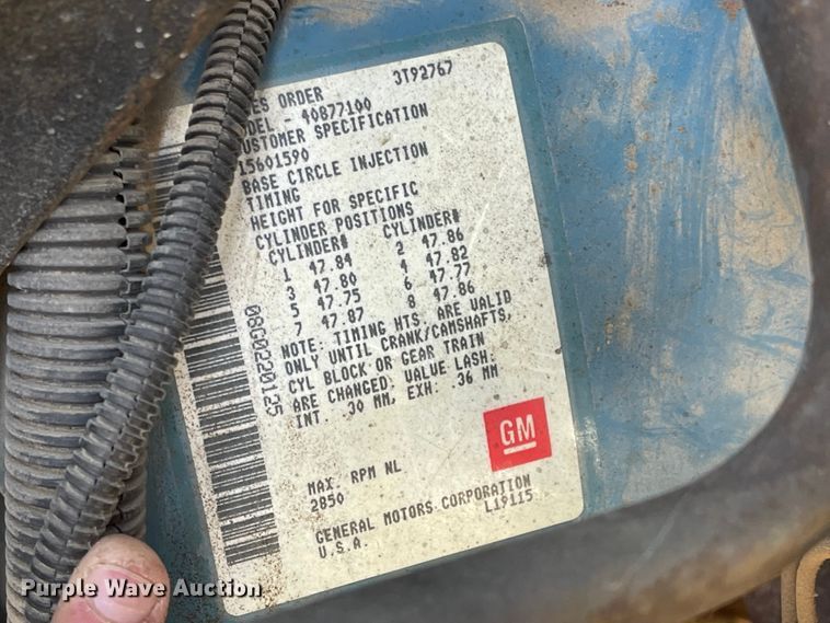 image for item MJ9616 1989 GMC C6000  bucket truck