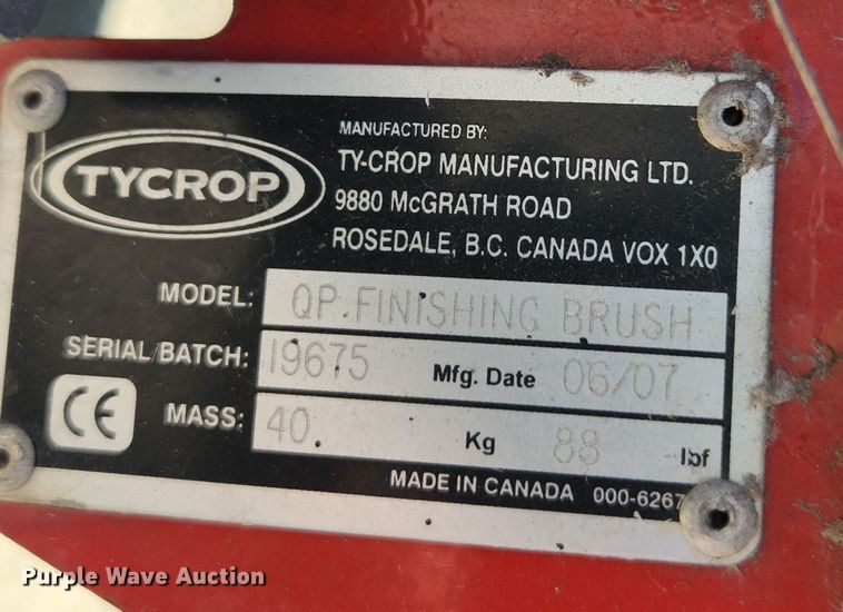 image for item MK9019 2007 Tycrop QP-450SH  top dresser spreader