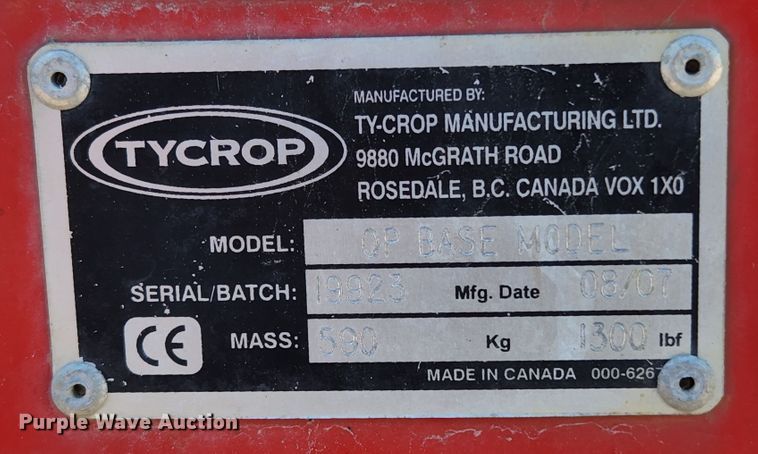 image for item MK9019 2007 Tycrop QP-450SH  top dresser spreader