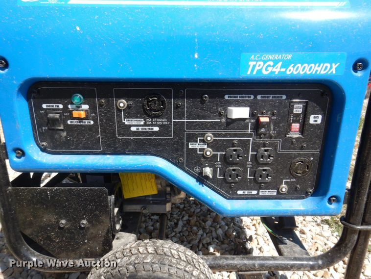 image for item MU9661 Tsurumi TPG4-6000HDX  generator