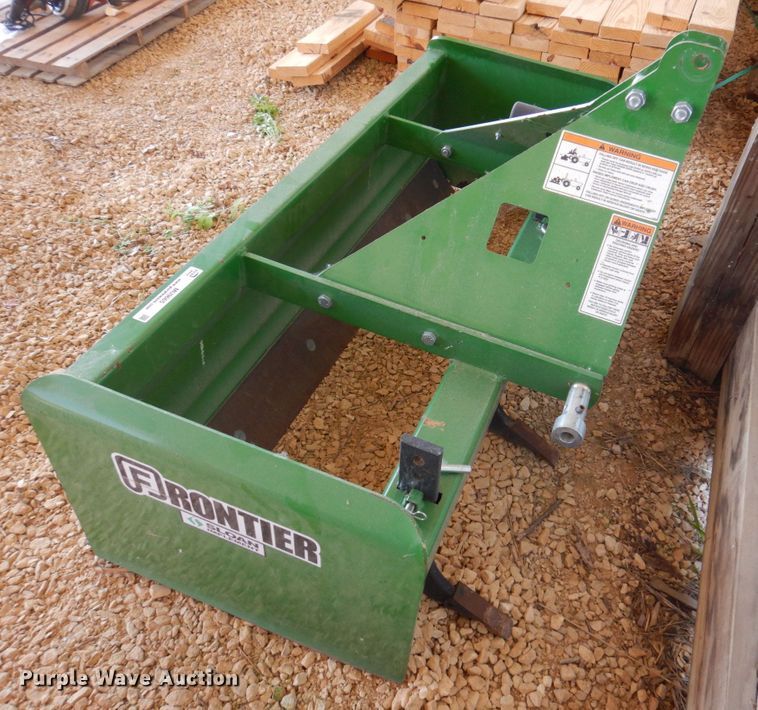 Frontier BB2060 box blade in Louisiana, MO Item MU9665 sold Purple Wave