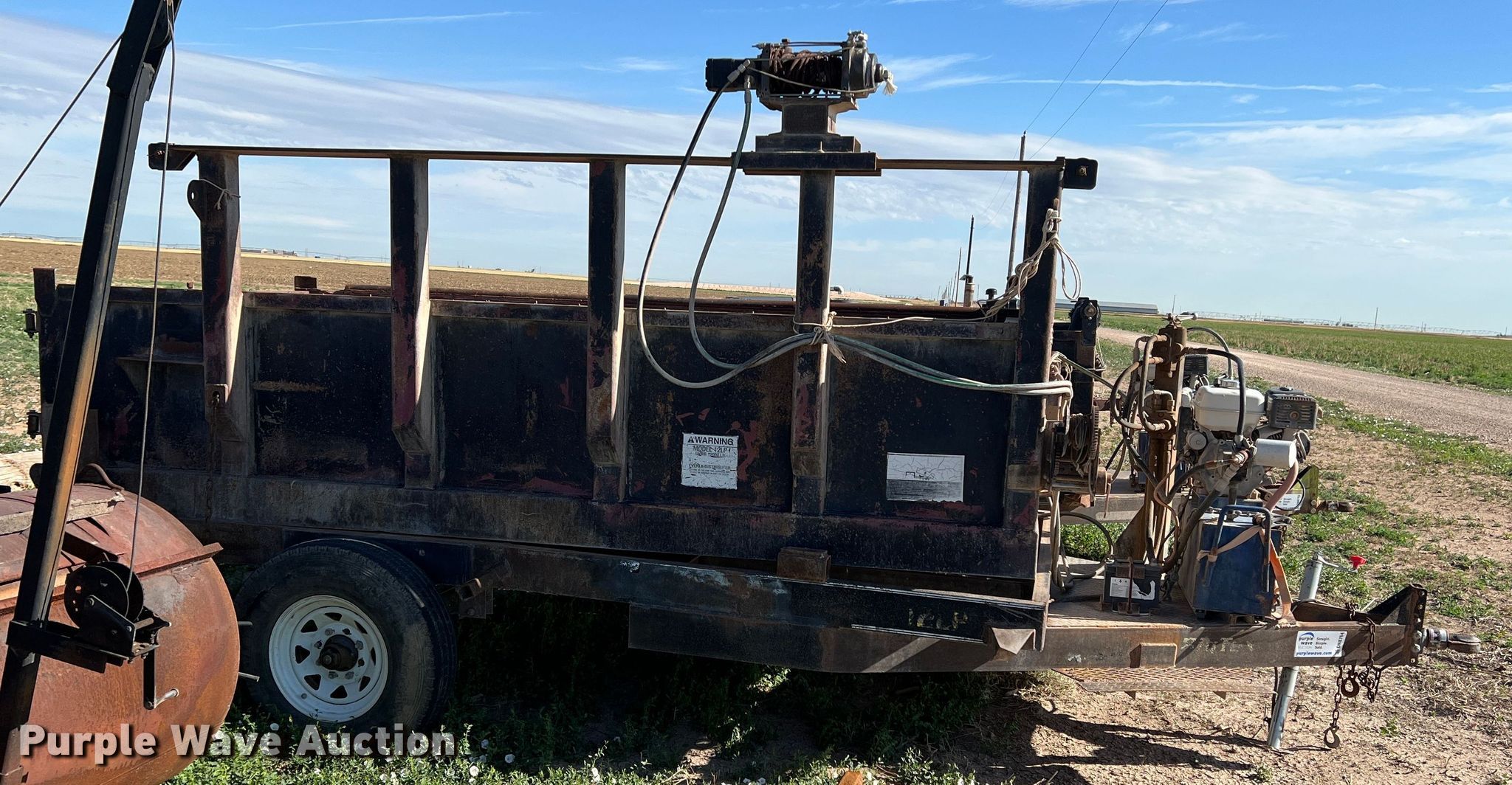 Shop built dump trailer in Guymon, OK Item DN8764 for sale Purple Wave
