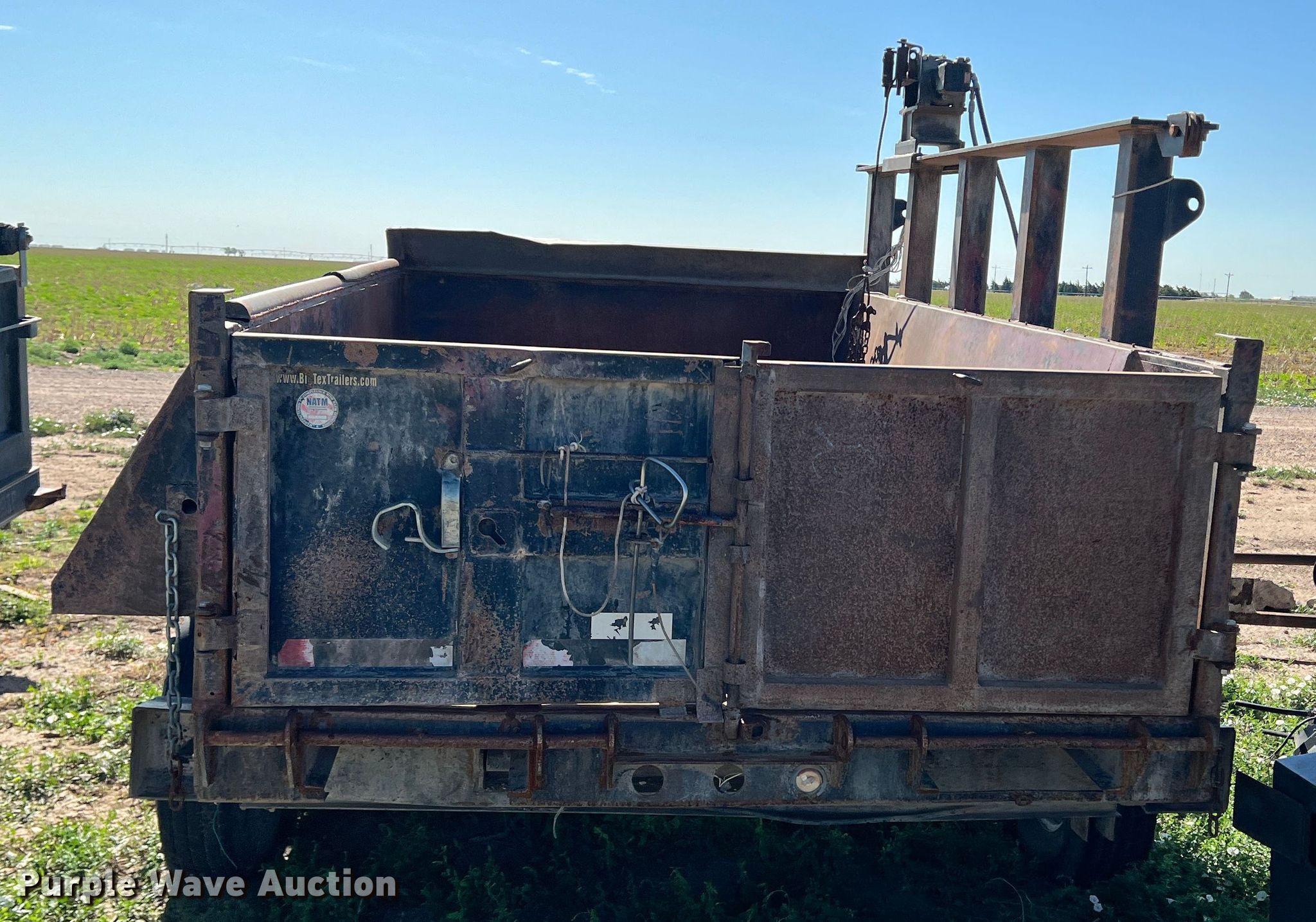 Shop built dump trailer in Guymon, OK Item DN8764 for sale Purple Wave