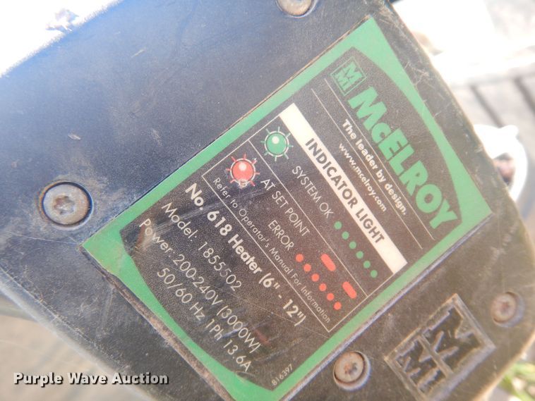 image for item DN0422 McElroy TracStar 412  pipe fusion machine