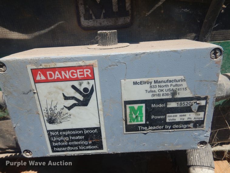 image for item DN0422 McElroy TracStar 412  pipe fusion machine