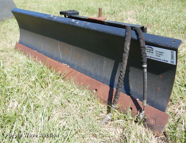 image for item DN0428 Caterpillar  84"W skid steer snow plow