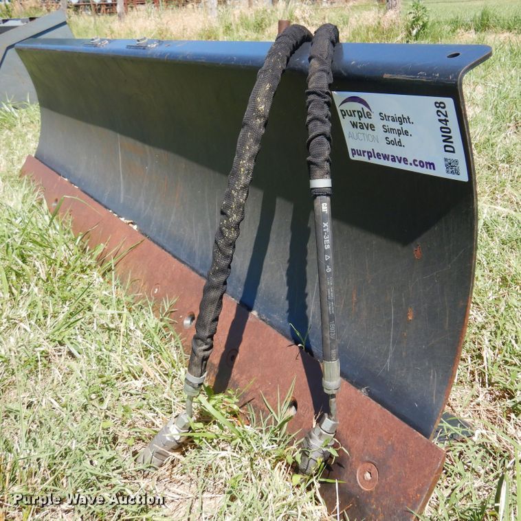 image for item DN0428 Caterpillar  84"W skid steer snow plow