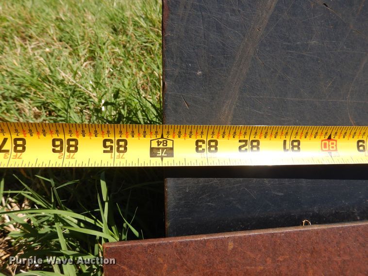 image for item DN0428 Caterpillar  84"W skid steer snow plow