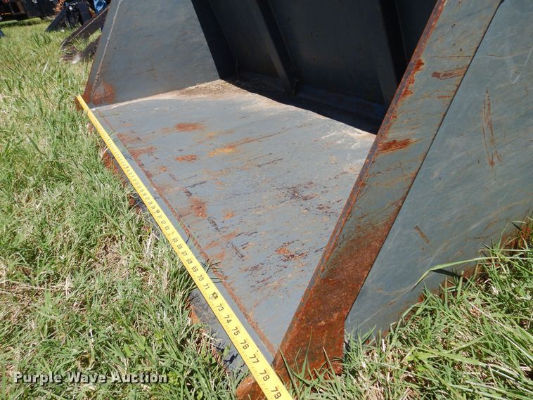 image for item DN0429 78"W skid steer bucket