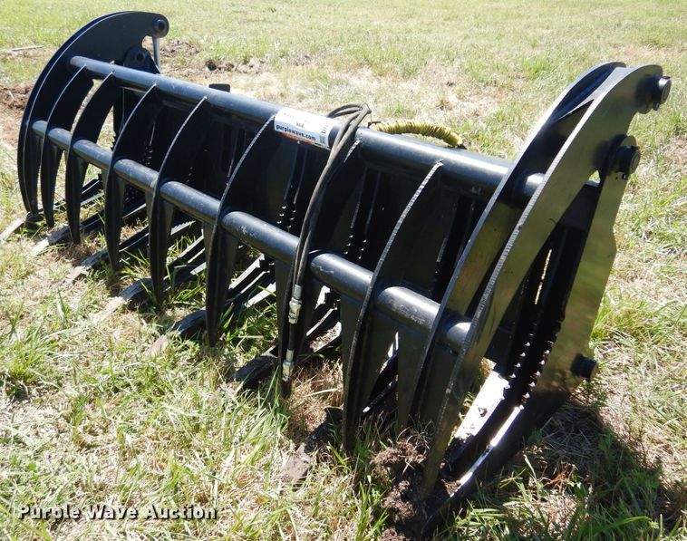 image for item DN0432 84"W skid steer grapple bucket