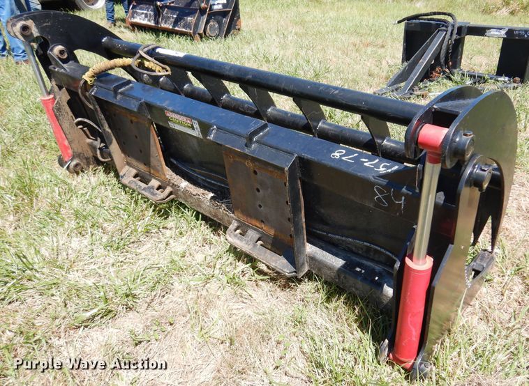 image for item DN0432 84"W skid steer grapple bucket