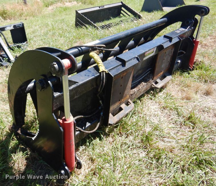 image for item DN0432 84"W skid steer grapple bucket
