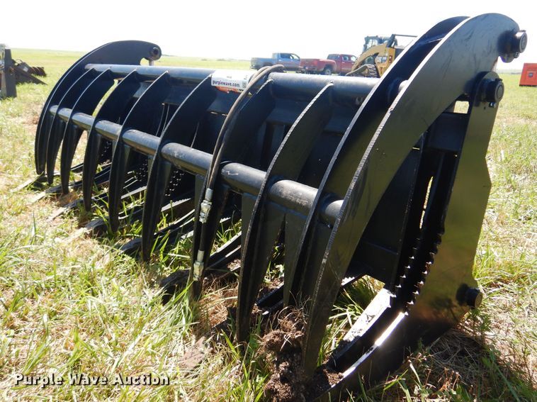 image for item DN0432 84"W skid steer grapple bucket