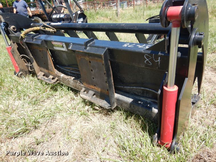 image for item DN0432 84"W skid steer grapple bucket