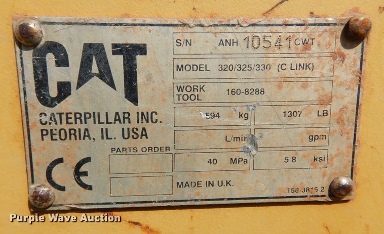 image for item DN0450 1998 Caterpillar 325B L excavator