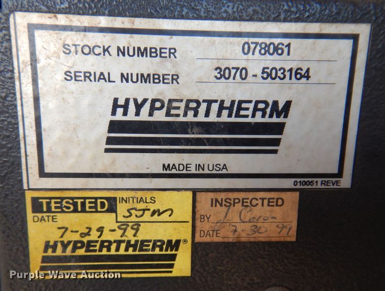 image for item DN0452 C&G Raptor  plasma cutting table