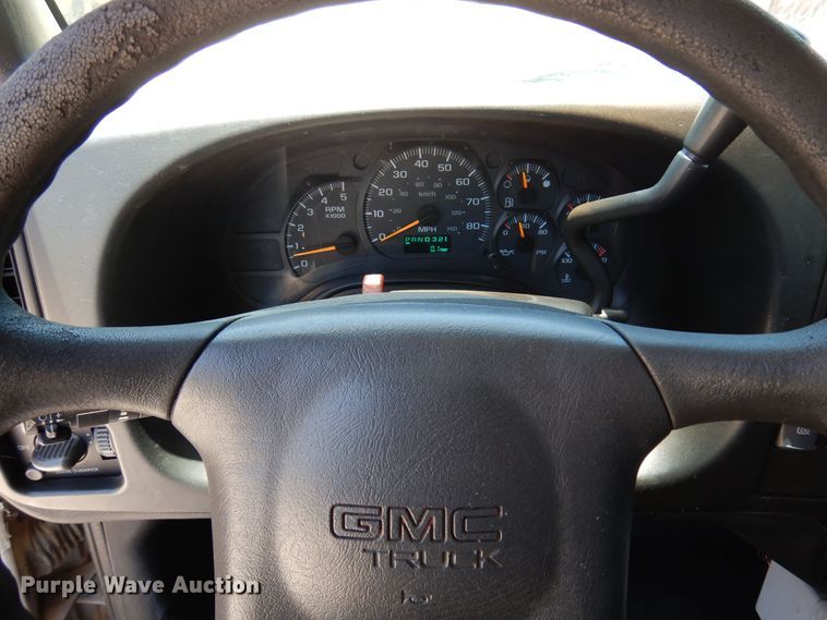 image for item DJ0820 2004 GMC C4500  sewer rodder truck