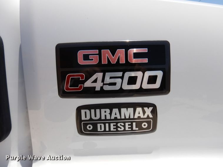 image for item DJ0820 2004 GMC C4500  sewer rodder truck