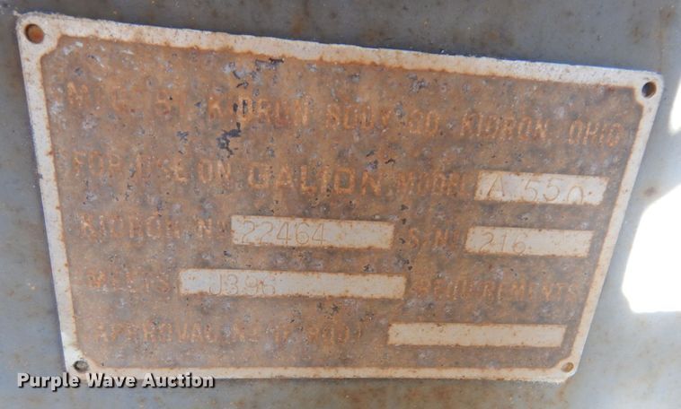 image for item DK0386 Galion A550  motor grader