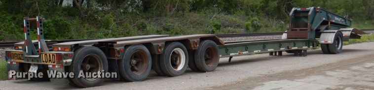 image for item DM2278 1994 Talbert T4DW-50-HRG-RA-1-T1 lowboy equipment trailer