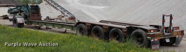 image for item DM2278 1994 Talbert T4DW-50-HRG-RA-1-T1 lowboy equipment trailer