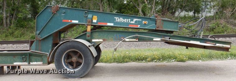image for item DM2278 1994 Talbert T4DW-50-HRG-RA-1-T1 lowboy equipment trailer