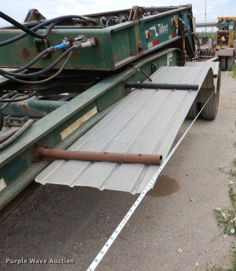 image for item DM2278 1994 Talbert T4DW-50-HRG-RA-1-T1 lowboy equipment trailer